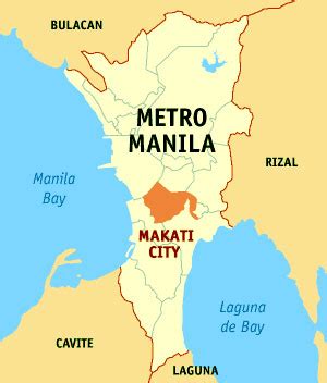 makati philippines map.